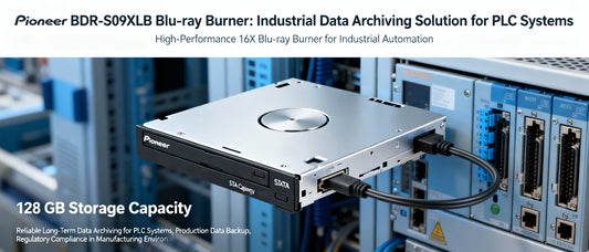 Pioneer BDR-S09XLB Blu-ray Burner: Industrial Data Archiving Solution for PLC Systems
