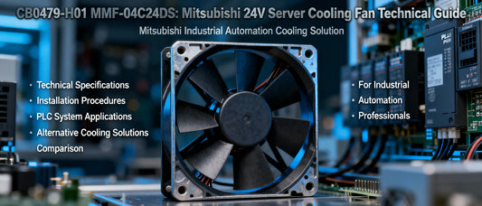 CB0479-H01 MMF-04C24DS: Mitsubishi 24V Server Cooling Fan Technical Guide