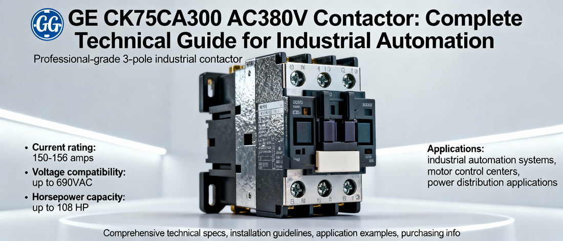 GE CK75CA300 AC380V Contactor: Complete Technical Guide for Industrial Automation