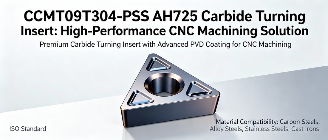 CCMT09T304-PSS AH725 Carbide Turning Insert: High-Performance CNC Machining Solution