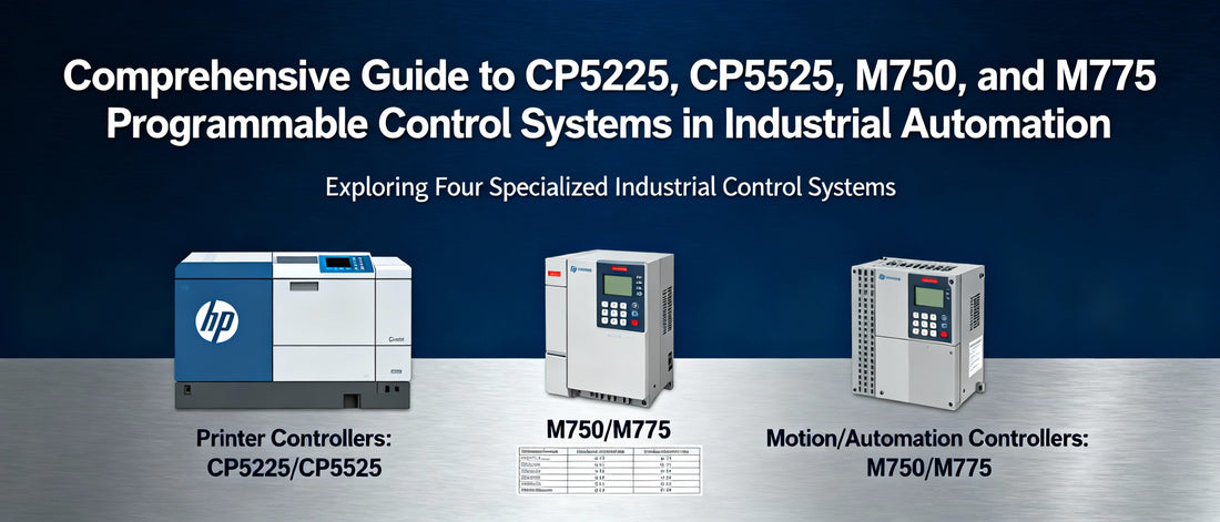 Comprehensive Guide to CP5225, CP5525, M750, and M775 Programmable Control Systems in Industrial Automation