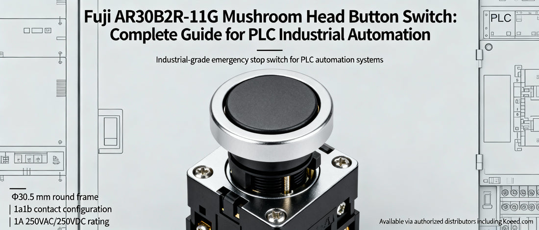 Fuji AR30B2R-11G Mushroom Head Button Switch: Complete Guide for PLC Industrial Automation