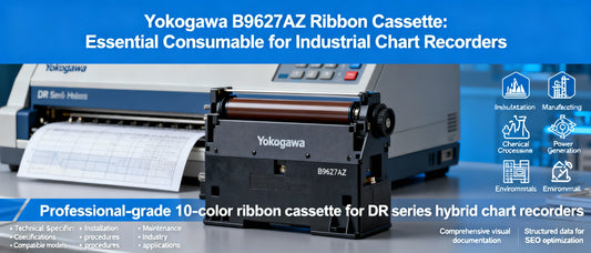 Yokogawa B9627AZ Ribbon Cassette: Essential Consumable for Industrial Chart Recorders