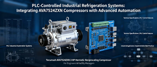 PLC-Controlled Industrial Refrigeration Systems: Integrating AVA7524ZXN Compressors with Advanced Automation