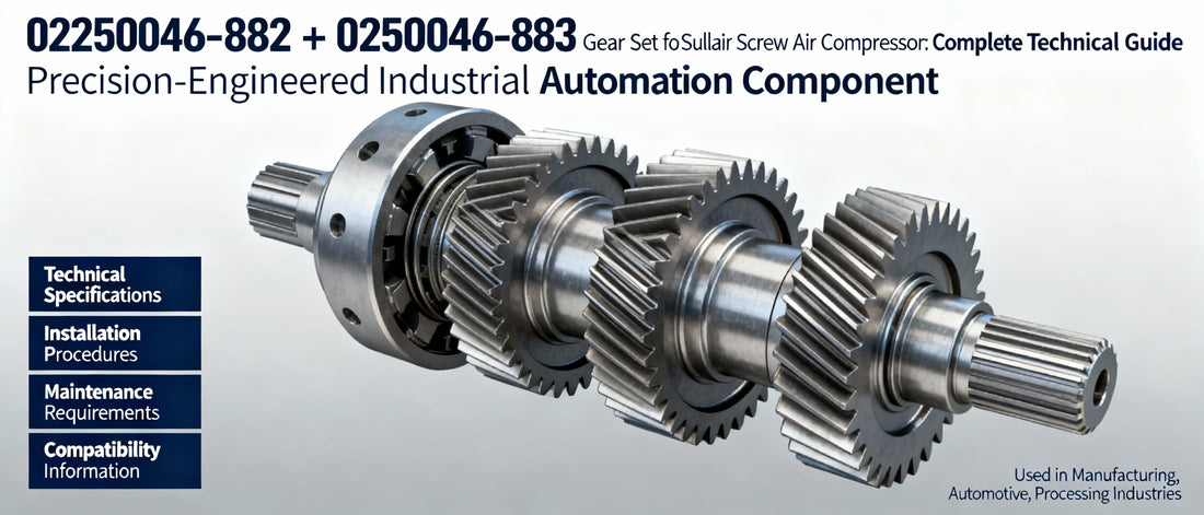 02250046-882 + 02250046-883 Gear Set for Sullair Screw Air Compressor: Complete Technical Guide