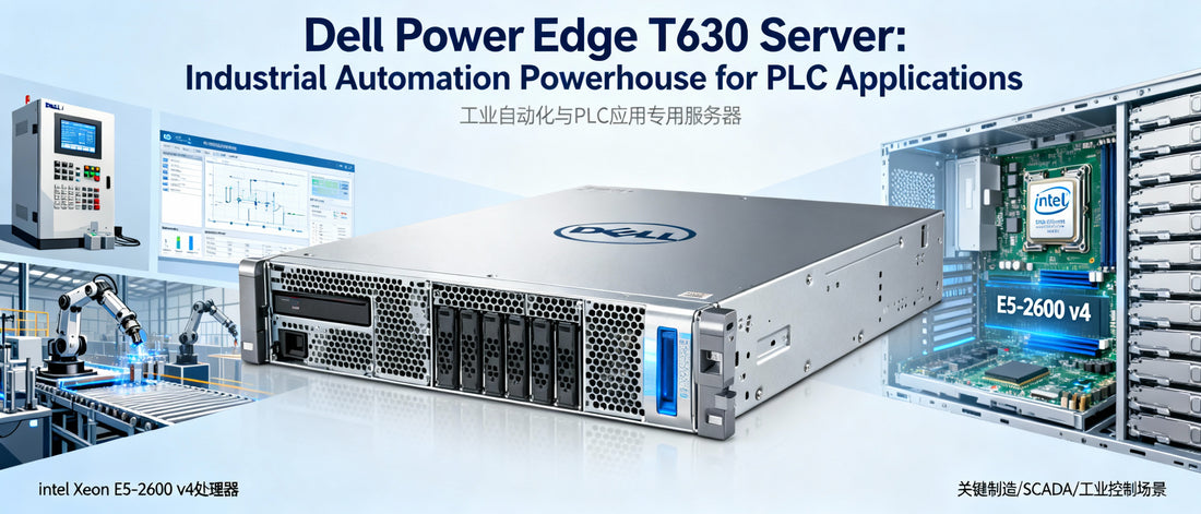 Dell PowerEdge T630 Server: Industrial Automation Powerhouse for PLC Applications