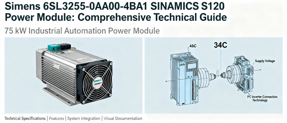 Siemens 6SL3255-0AA00-4BA1 SINAMICS S120 Power Module: Comprehensive Technical Guide