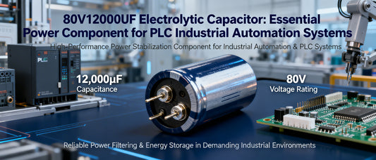 80V12000UF Electrolytic Capacitor: Essential Power Component for PLC Industrial Automation Systems