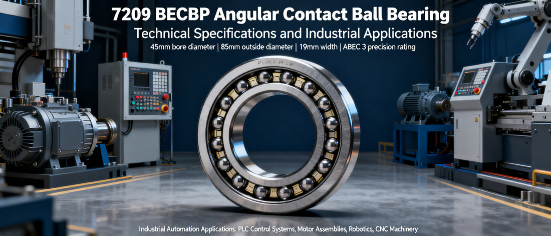 7209 BECBP Angular Contact Ball Bearing: Technical Specifications and Industrial Applications