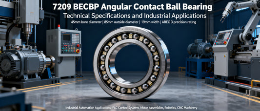 7209 BECBP Angular Contact Ball Bearing: Technical Specifications and Industrial Applications
