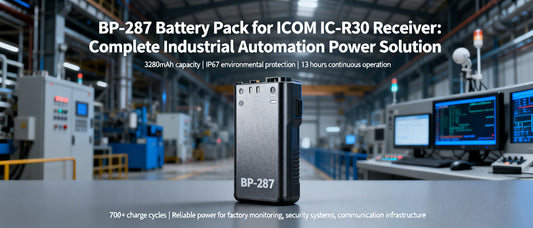 BP-287 Battery Pack for ICOM IC-R30 Receiver: Complete Industrial Automation Power Solution