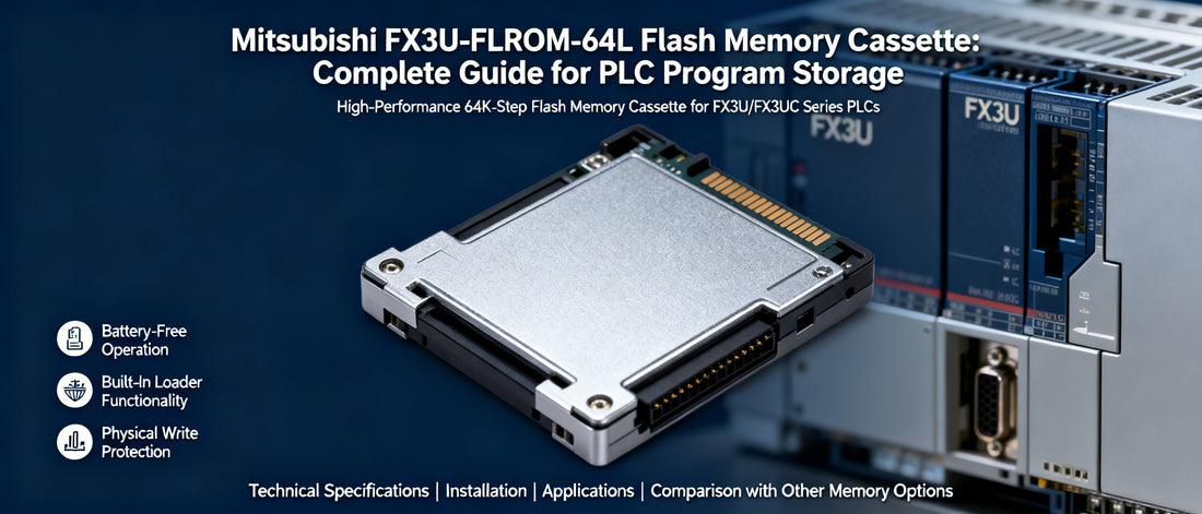 Mitsubishi FX3U-FLROM-64L Flash Memory Cassette: Complete Guide for PLC Program Storage