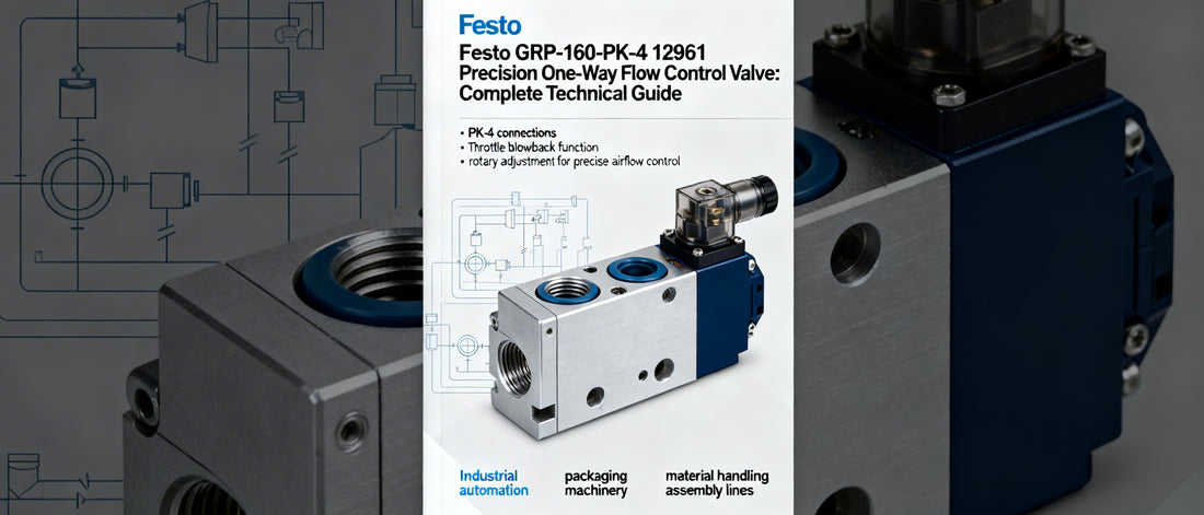 Festo GRP-160-PK-4 12961 Precision One-Way Flow Control Valve: Complete Technical Guide