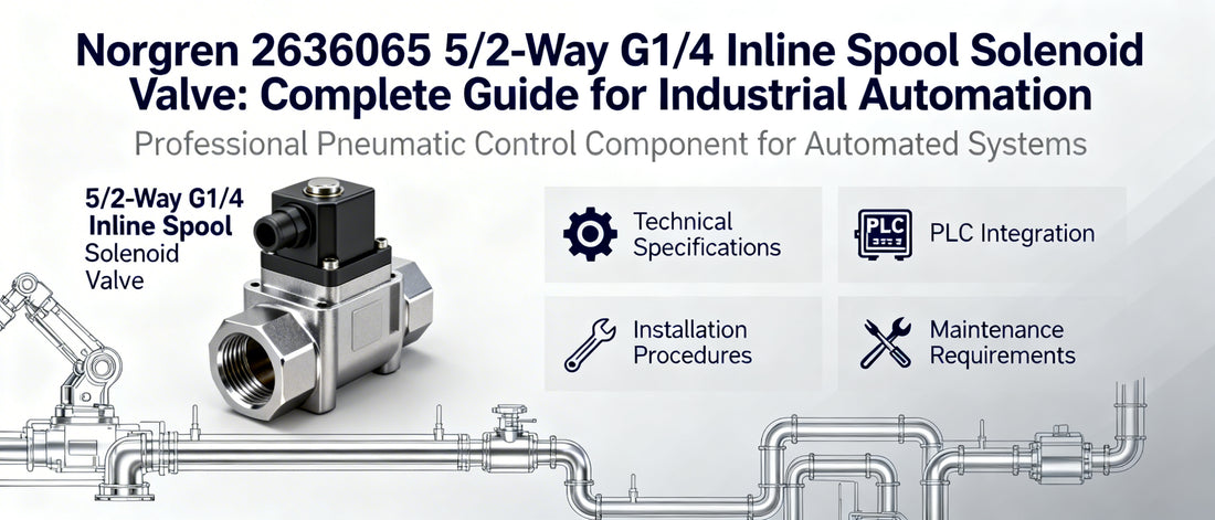 Norgren 2636065 5/2-Way G1/4 Inline Spool Solenoid Valve: Complete Guide for Industrial Automation