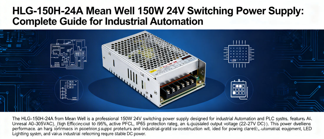 HLG-150H-24A Mean Well 150W 24V Switching Power Supply: Complete Guide for Industrial Automation