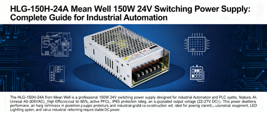 HLG-150H-24A Mean Well 150W 24V Switching Power Supply: Complete Guide for Industrial Automation
