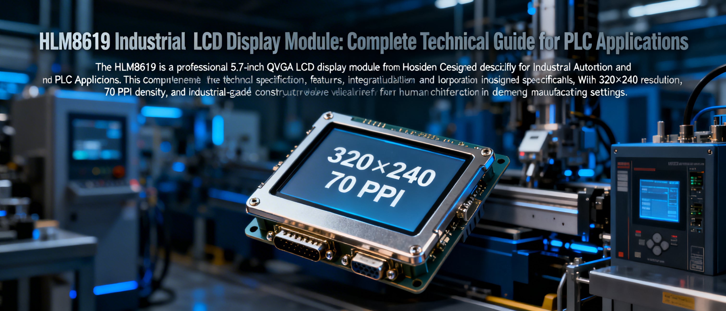 Module Completed HLM8619 Industrial LCD Display Module: Complete Technical Guide for PL