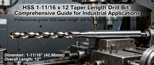 HSS 1-11/16 x 12 Taper Length Drill Bit: Comprehensive Guide for Industrial Applications