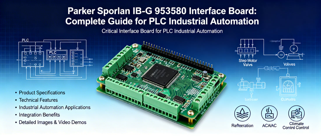 Parker Sporlan IB-G 953580 Interface Board: Complete Guide for PLC Industrial Automation