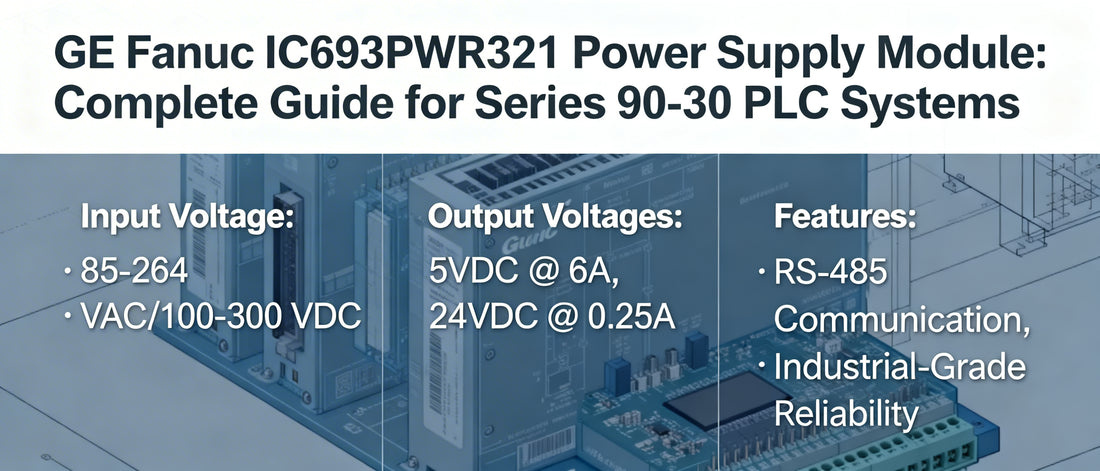 GE Fanuc IC693PWR321 Power Supply Module: Complete Guide for Series 90-30 PLC Systems