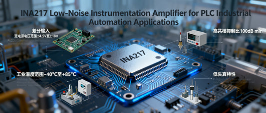 INA217 Low-Noise Instrumentation Amplifier for PLC Industrial Automation Applications