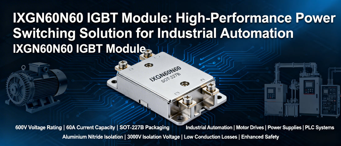 IXGN60N60 IGBT Module: High-Performance Power Switching Solution for Industrial Automation