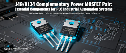 J49/K134 Complementary Power MOSFET Pair: Essential Components for PLC Industrial Automation Systems