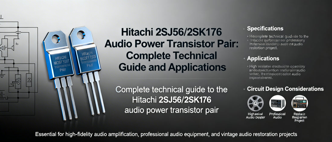 Hitachi 2SJ56/2SK176 Audio Power Transistor Pair: Complete Technical Guide and Applications