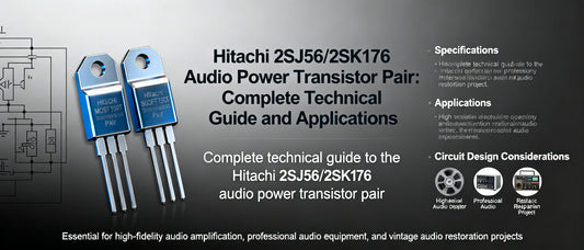 Hitachi 2SJ56/2SK176 Audio Power Transistor Pair: Complete Technical Guide and Applications