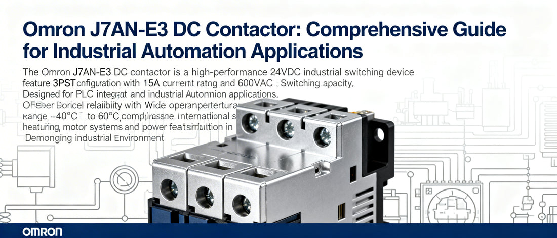 Omron J7AN-E3 DC Contactor: Comprehensive Guide for Industrial Automation Applications