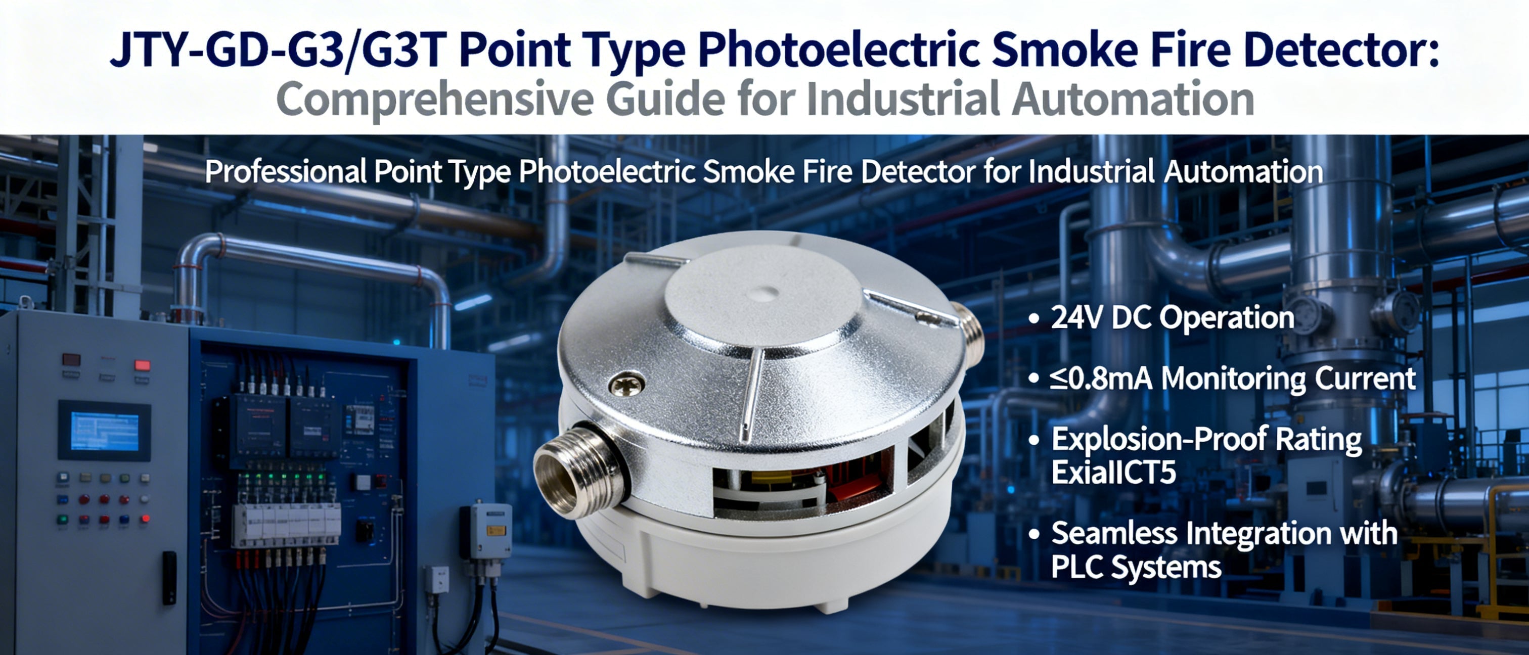 JTY-GD-G3/G3T Point Type Photoelectric Smoke Fire Detector: Comprehens