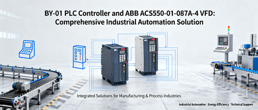 BY-01 PLC Controller and ABB ACS550-01-087A-4 VFD: Comprehensive Industrial Automation Solution