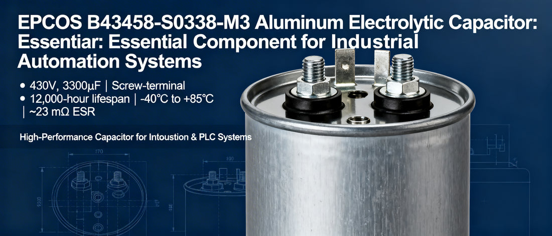 EPCOS B43458-S0338-M3 Aluminum Electrolytic Capacitor: Essential Component for Industrial Automation Systems