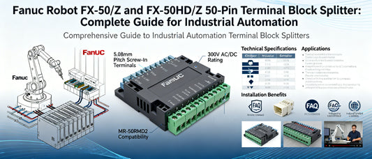 Fanuc Robot FX-50/Z and FX-50HD/Z 50-Pin Terminal Block Splitter: Complete Guide for Industrial Automation