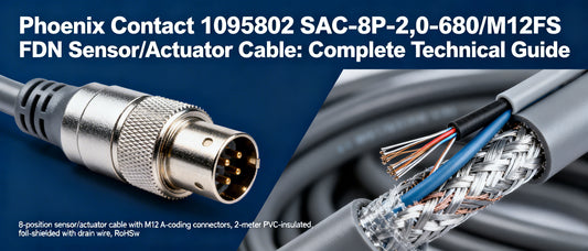 Phoenix Contact 1095802 SAC-8P-2,0-680/M12FS FDN Sensor/Actuator Cable: Complete Technical Guide