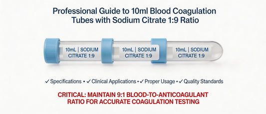 Professional Guide to 10ml Blood Coagulation Tubes with Sodium Citrate 1:9 Ratio