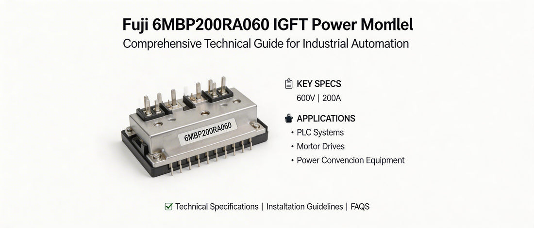 Fuji 6MBP200RA060 IGBT Power Module: Comprehensive Technical Guide for Industrial Automation