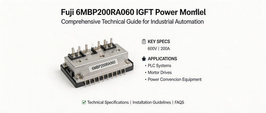 Fuji 6MBP200RA060 IGBT Power Module: Comprehensive Technical Guide for Industrial Automation