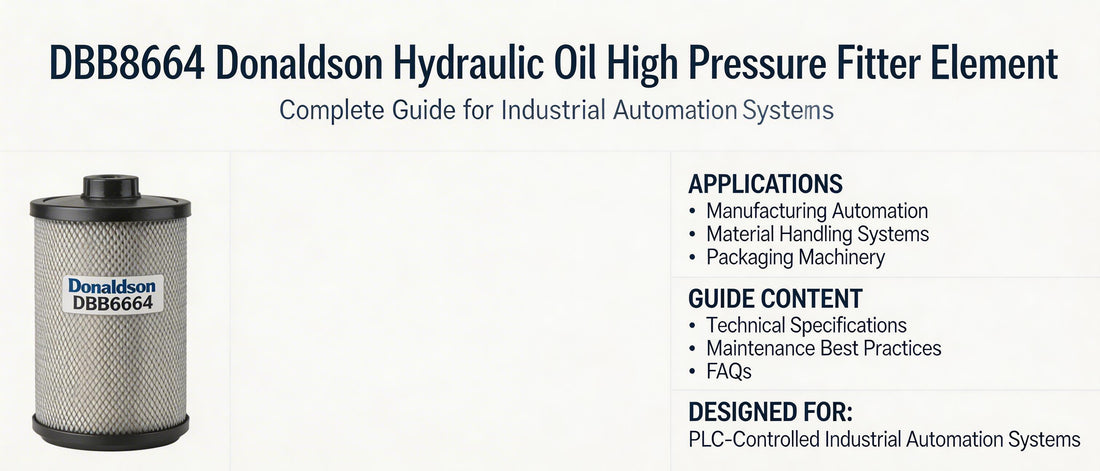 DBB8664 Donaldson Hydraulic Oil High Pressure Filter Element: Complete Guide for Industrial Automation Systems