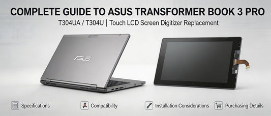 Complete Guide to ASUS Transformer Book 3 Pro T304UA/T304U Touch LCD Screen Digitizer Replacement