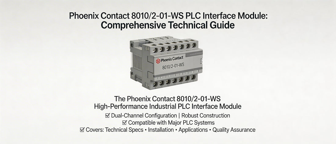 Phoenix Contact 8010/2-01-WS PLC Interface Module: Comprehensive Technical Guide