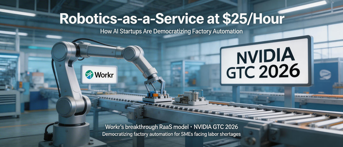 Robotics-as-a-Service at $25/Hour: How AI Startups Are Democratizing Factory Automation