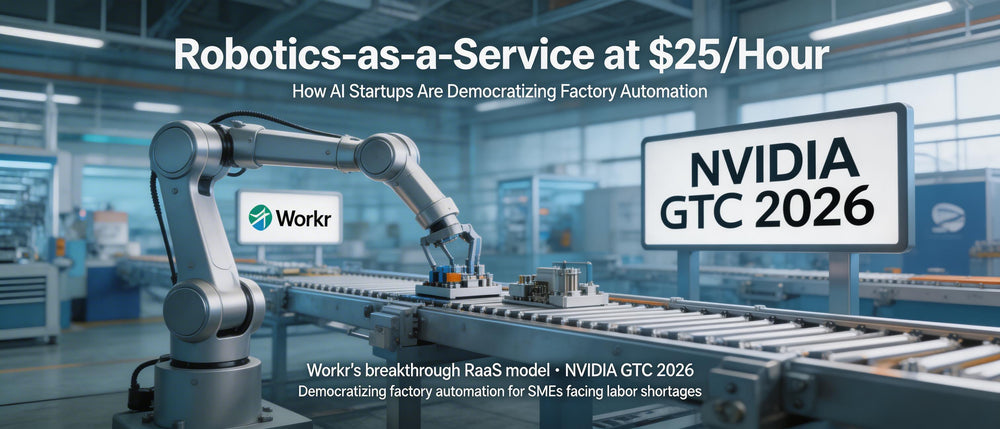 Robotics-as-a-Service at $25/Hour: How AI Startups Are Democratizing Factory Automation