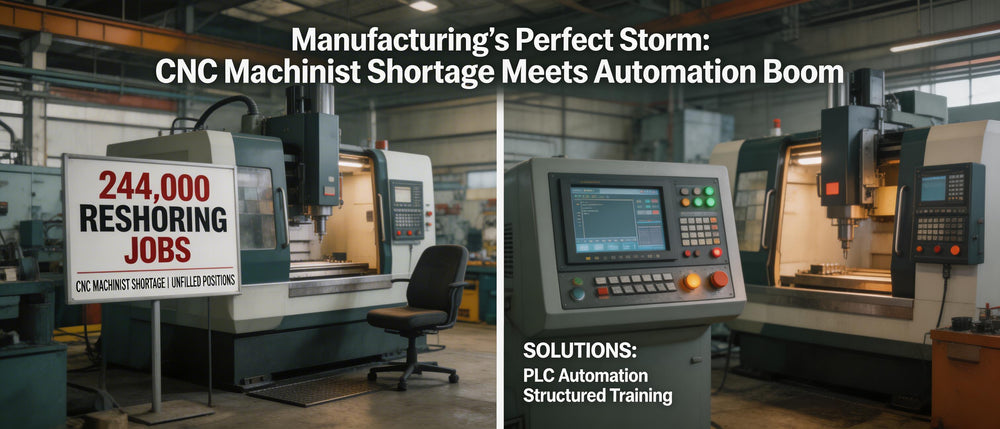 Manufacturing's Perfect Storm: CNC Machinist Shortage Meets Automation Boom