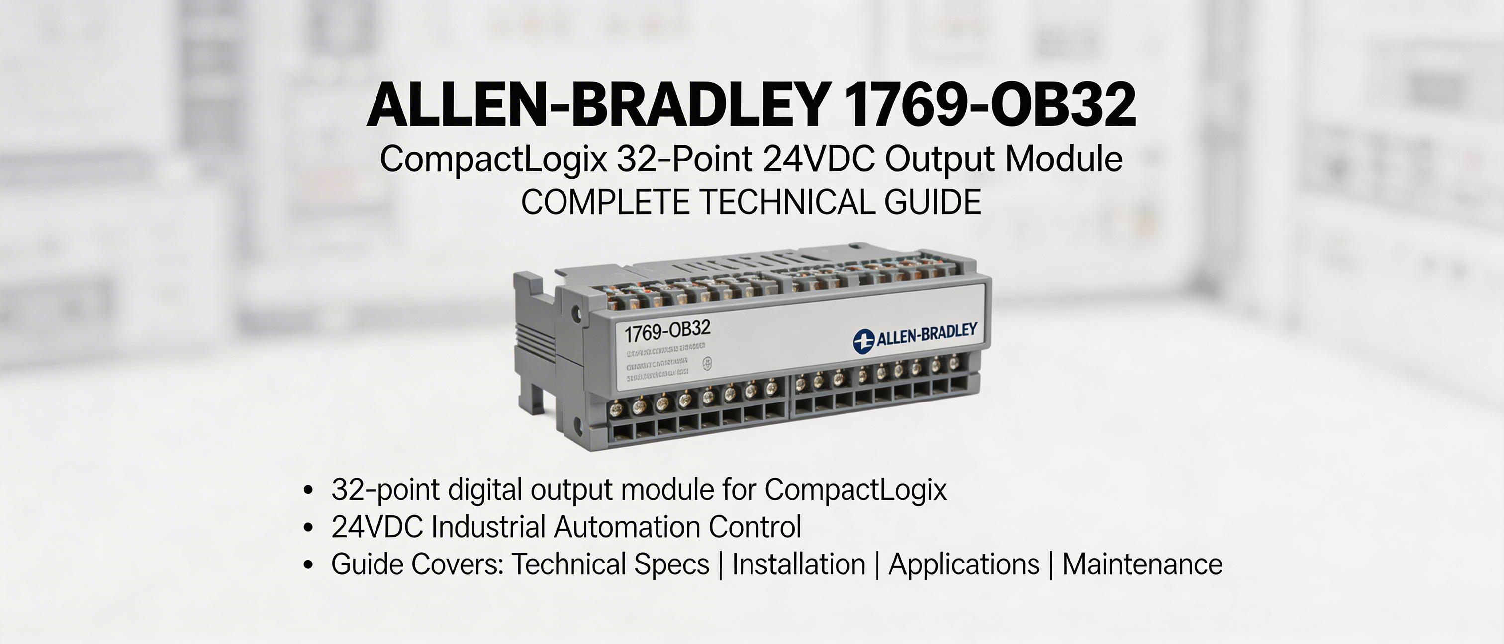 Allen-Bradley 1769-OB32 CompactLogix 32-Point 24VDC Output Module: Com