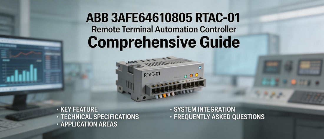 ABB 3AFE64610805 RTAC-01 Remote Terminal Automation Controller: Comprehensive Guide