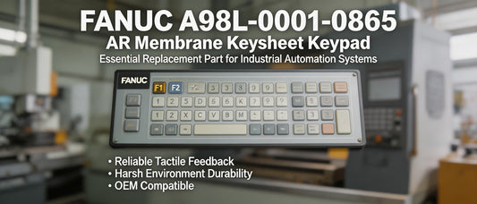 FANUC A98L-0001-0865 AR Membrane Keysheet Keypad: Essential Replacement Part for Industrial Automation Systems