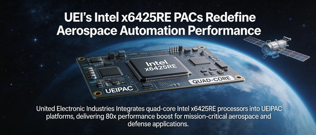 UEI's Intel x6425RE PACs Redefine Aerospace Automation Performance