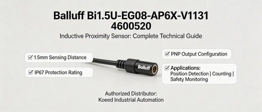 Balluff Bi1.5U-EG08-AP6X-V1131 4600520 Inductive Proximity Sensor: Complete Technical Guide