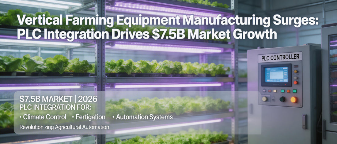 Vertical Farming Equipment Manufacturing Surges: PLC Integration Drives $7.5B Market Growth